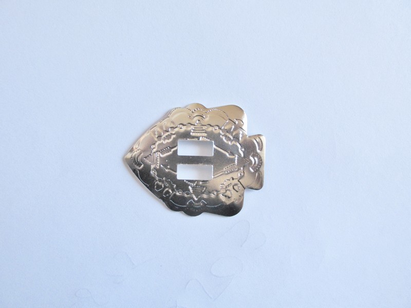 (image for) Antique Silver Concho Arrowhead #CONCHO33