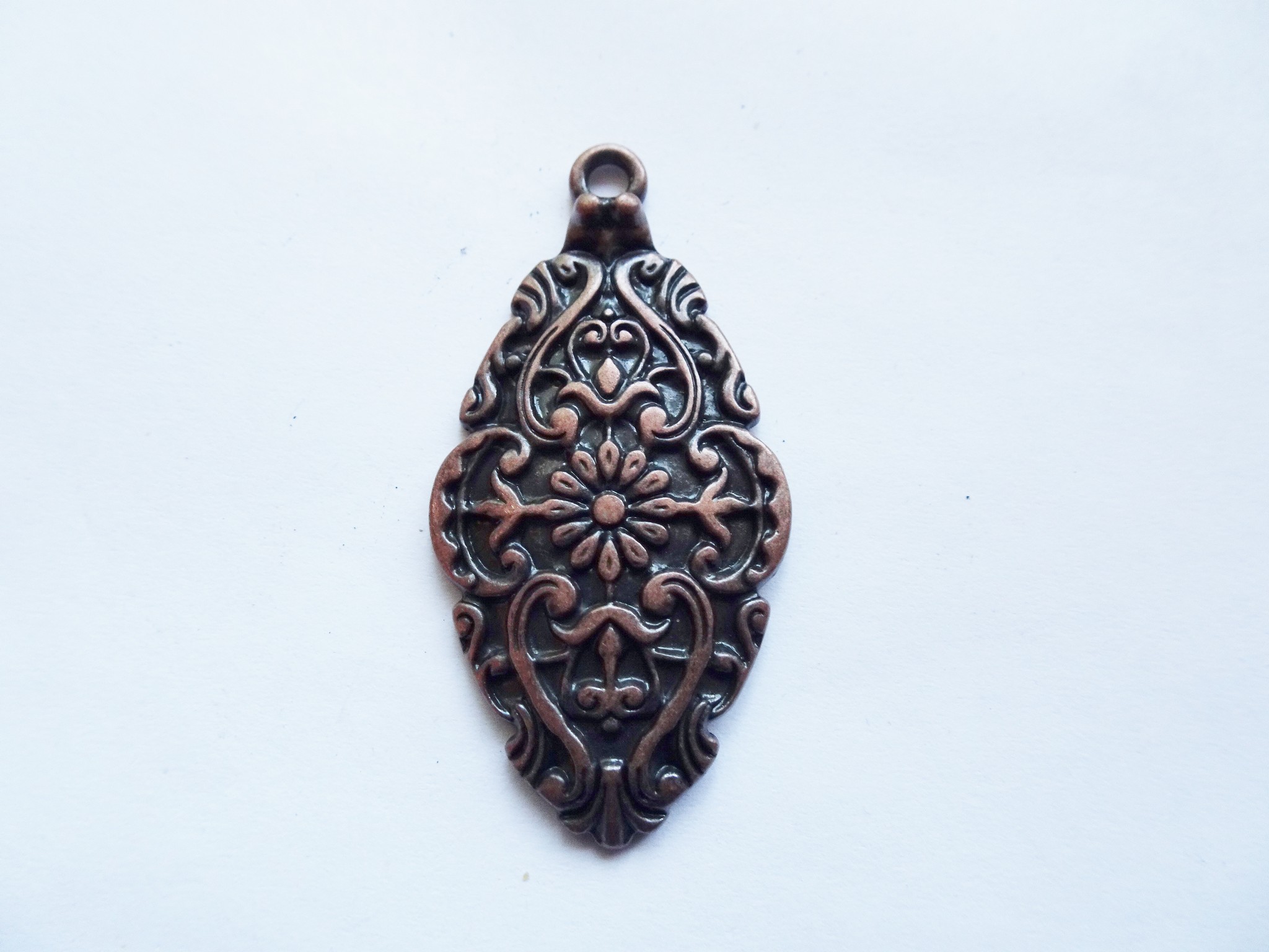 (image for) Antique copper fancy pendant #RM-390