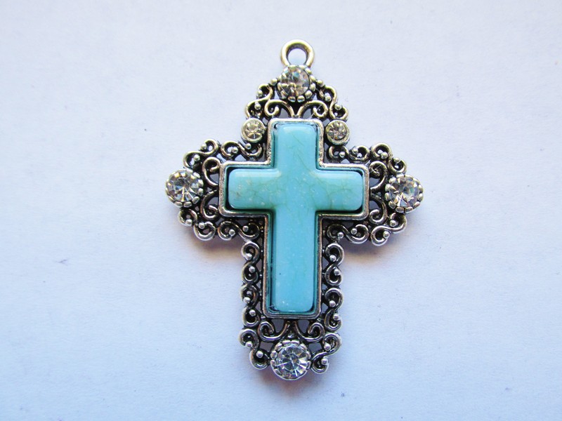 (image for) Cross with bling 1 3/4" #MP74