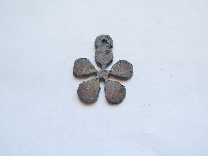 (image for) Flower Metal Cutout Earring/Charm #CG001-1L