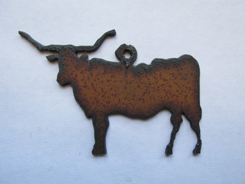 (image for) Steer Metal Pendant Longhorn #BY017-L2