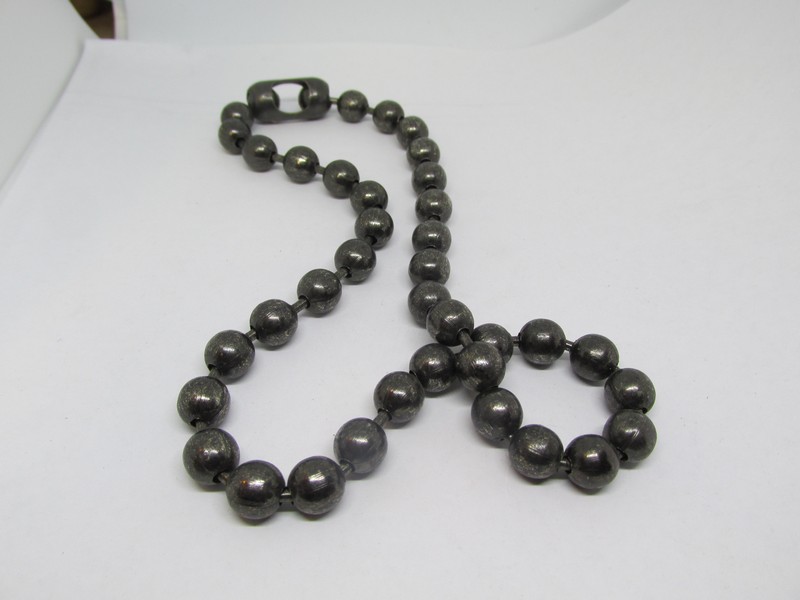 (image for) Necklace 20" Gun metal 9.5mm #CB20-20