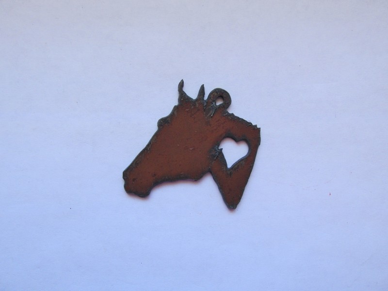 (image for) Horse Head with Heart #RR-026