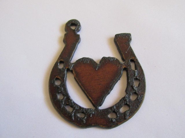 (image for) Horse shoe with heart #RR002/H