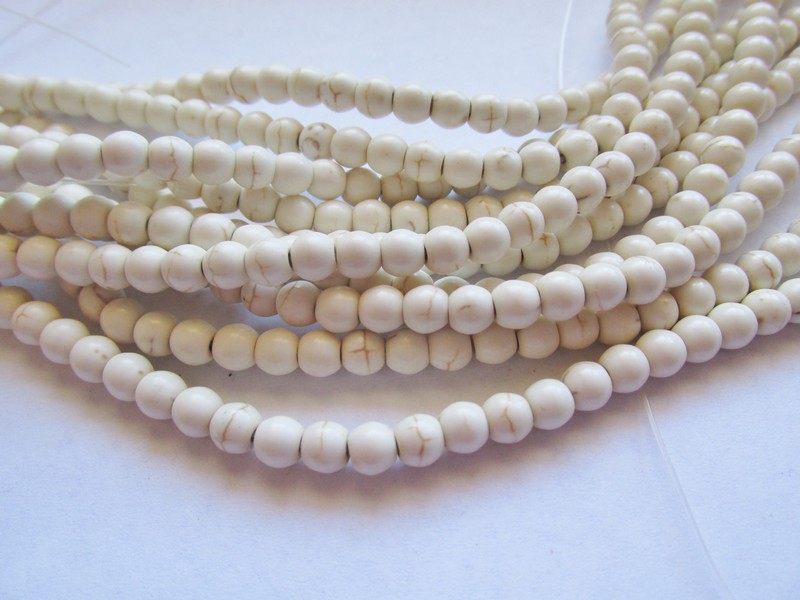 (image for) White round beads 8mm #1706