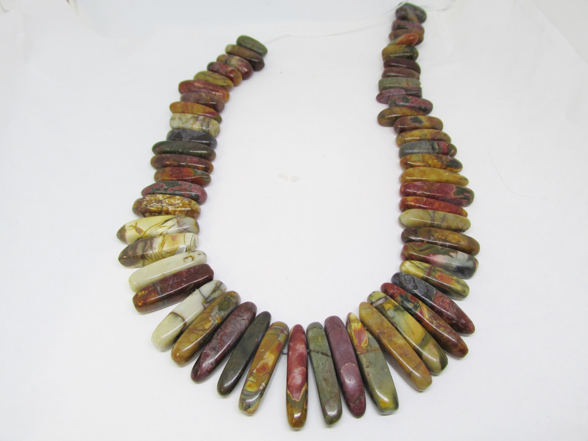 (image for) Brown Jasper stick beads graduated #1070