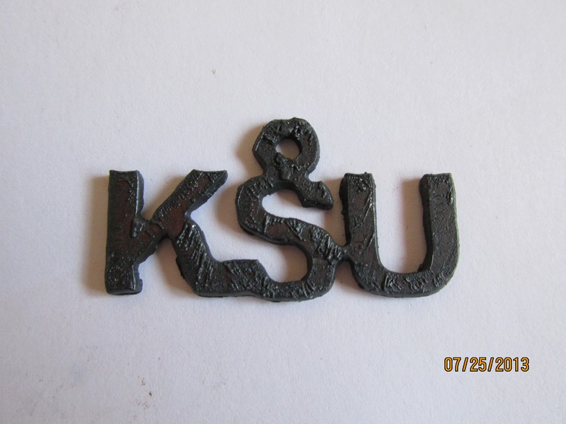 (image for) KSU University metal pendant -#KSU-1.25
