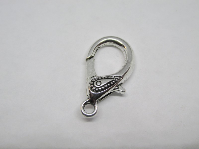 (image for) Lobster Claw x-large silver (2pcs) #LOB6