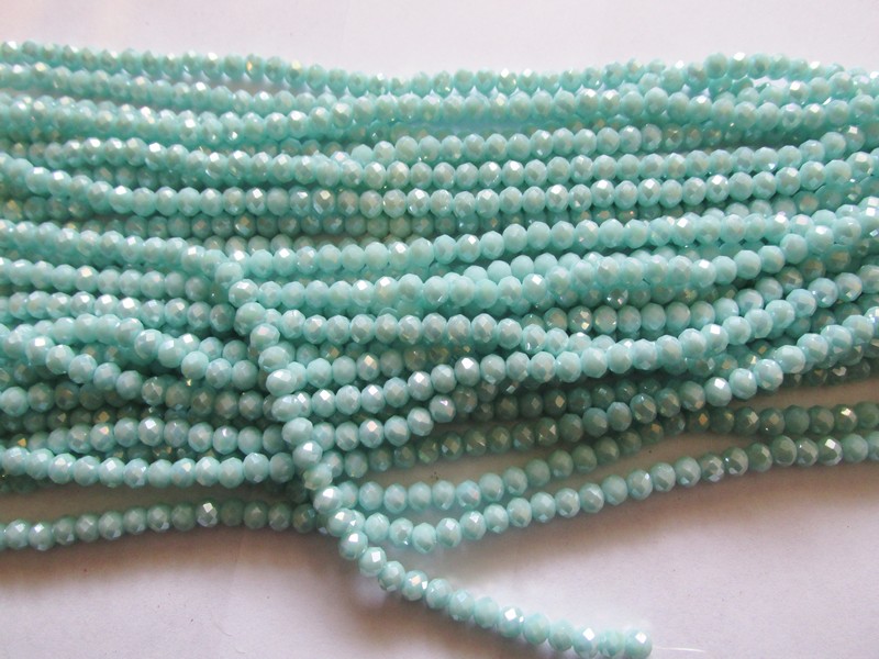 (image for) Mint blue crystal 5x6mm #1266