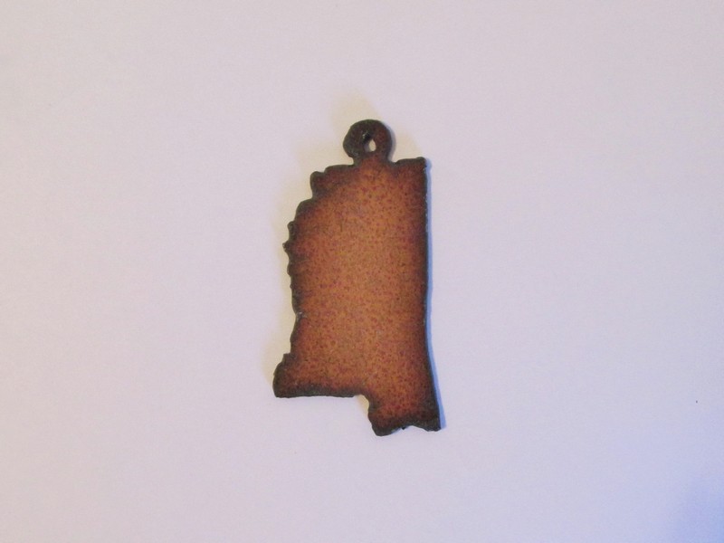 (image for) Mississippi rustic metal pendant #MS