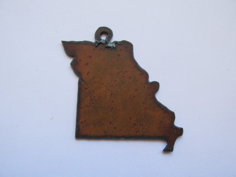 (image for) Missouri Rustic metal pendant