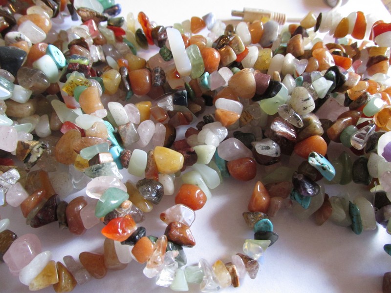 (image for) Multi colored Gemstone beads #1320