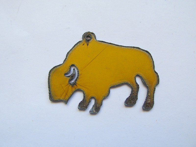 (image for) Mustard Buffalo pendant #PO1