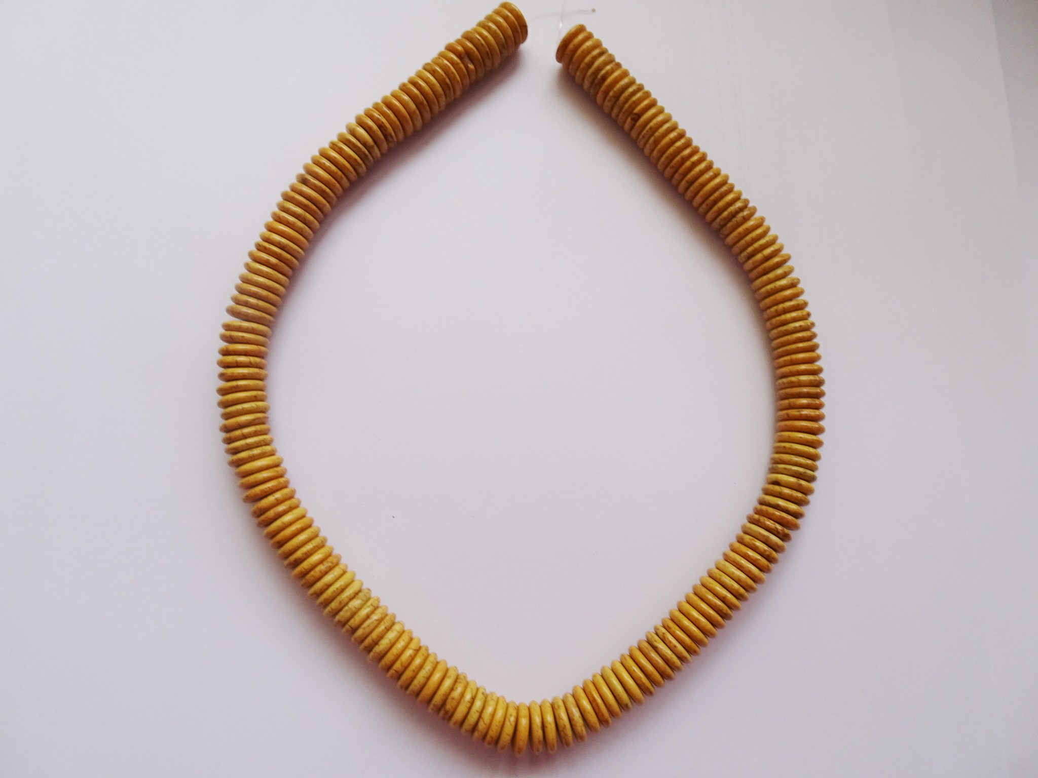 (image for) Mustard rondell 10mm beads #1179