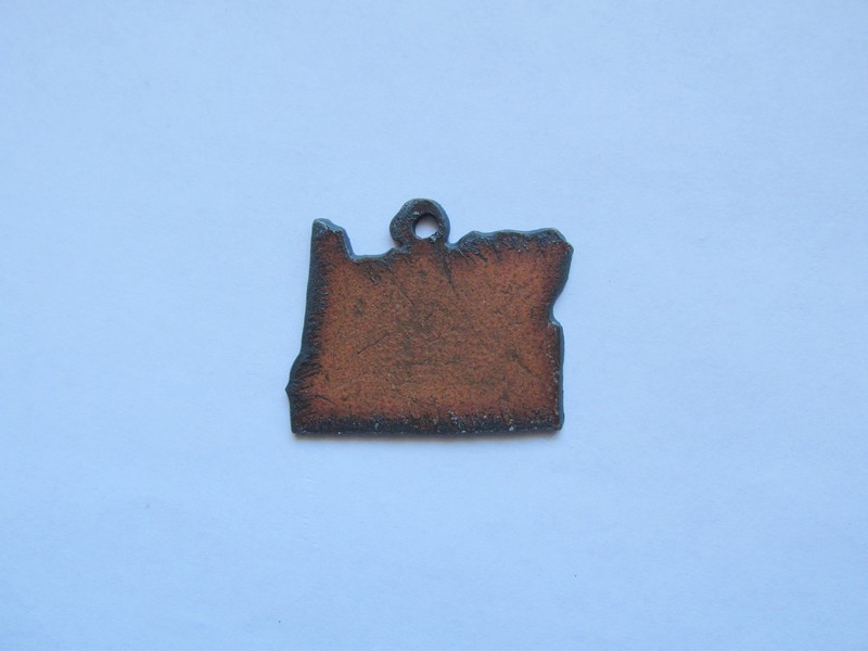 (image for) Oregon Rustic Metal Pendant #OR