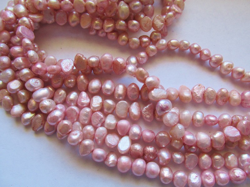 (image for) Pink Fresh water pearls 8mm #1459