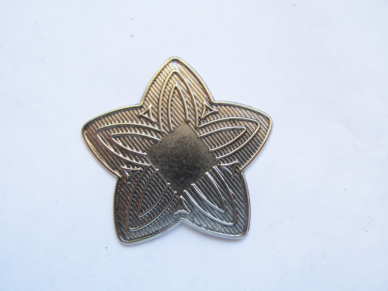 (image for) Star pendant silver Plated Brass #VINS-11