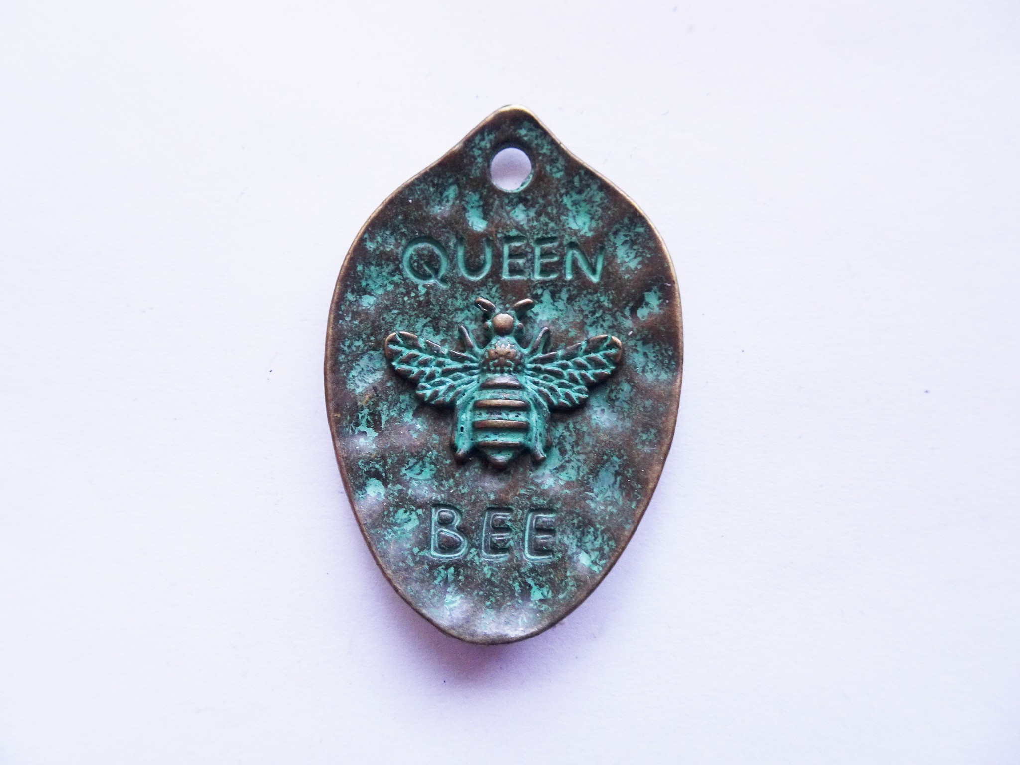 (image for) Copper wash small Queen bee pendant #RM-388