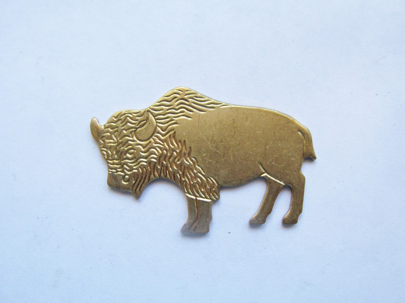 (image for) Buffalo raw brass #VINS-4