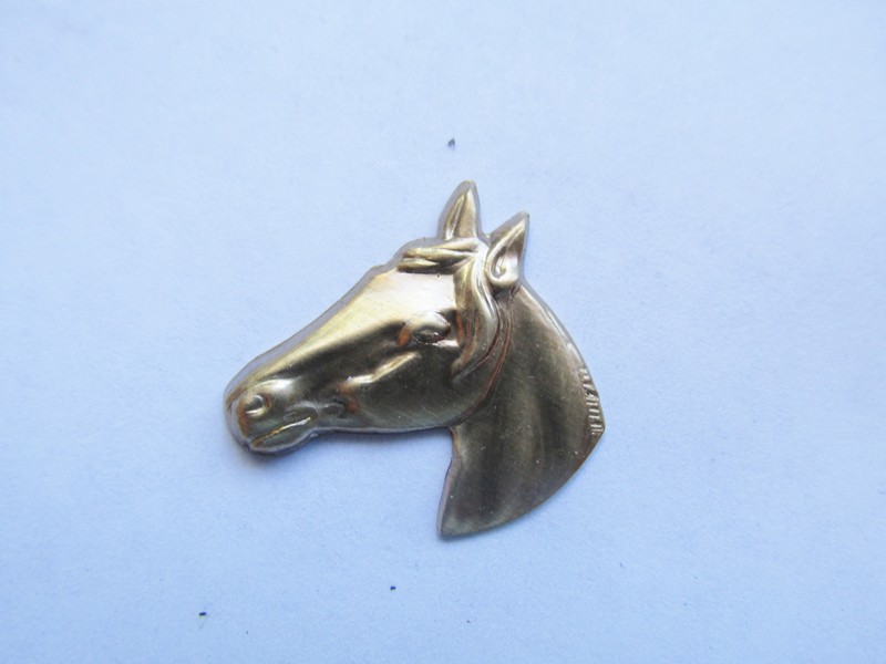 (image for) Horse Head Raw brass #VINS-6