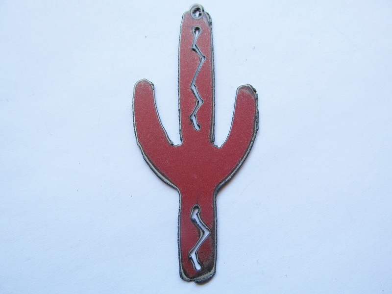 (image for) Cactus 4" Pendant (RED) #WKS-35