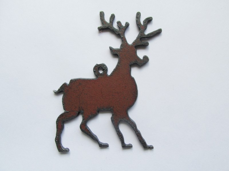 (image for) Reindeer rustic pendant #RM196