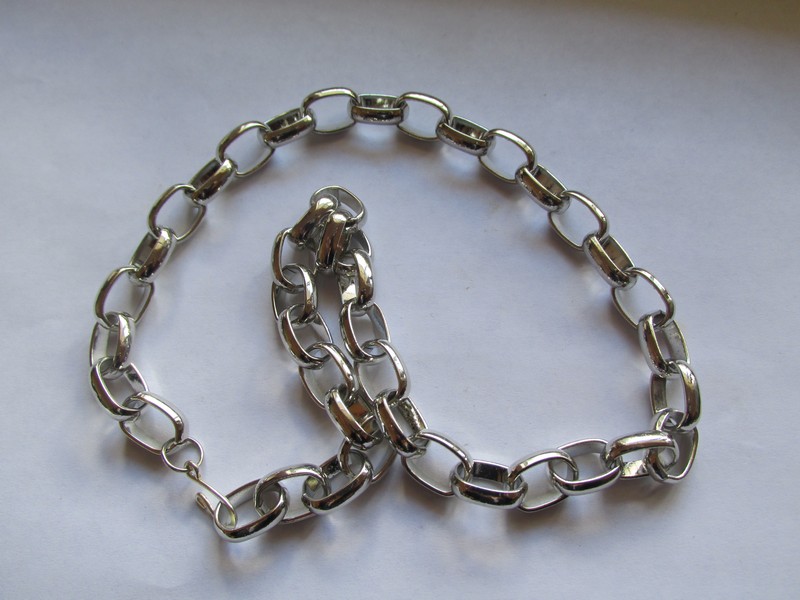 (image for) Necklace 21" Antique Silver Rolo Chain #RCH-1