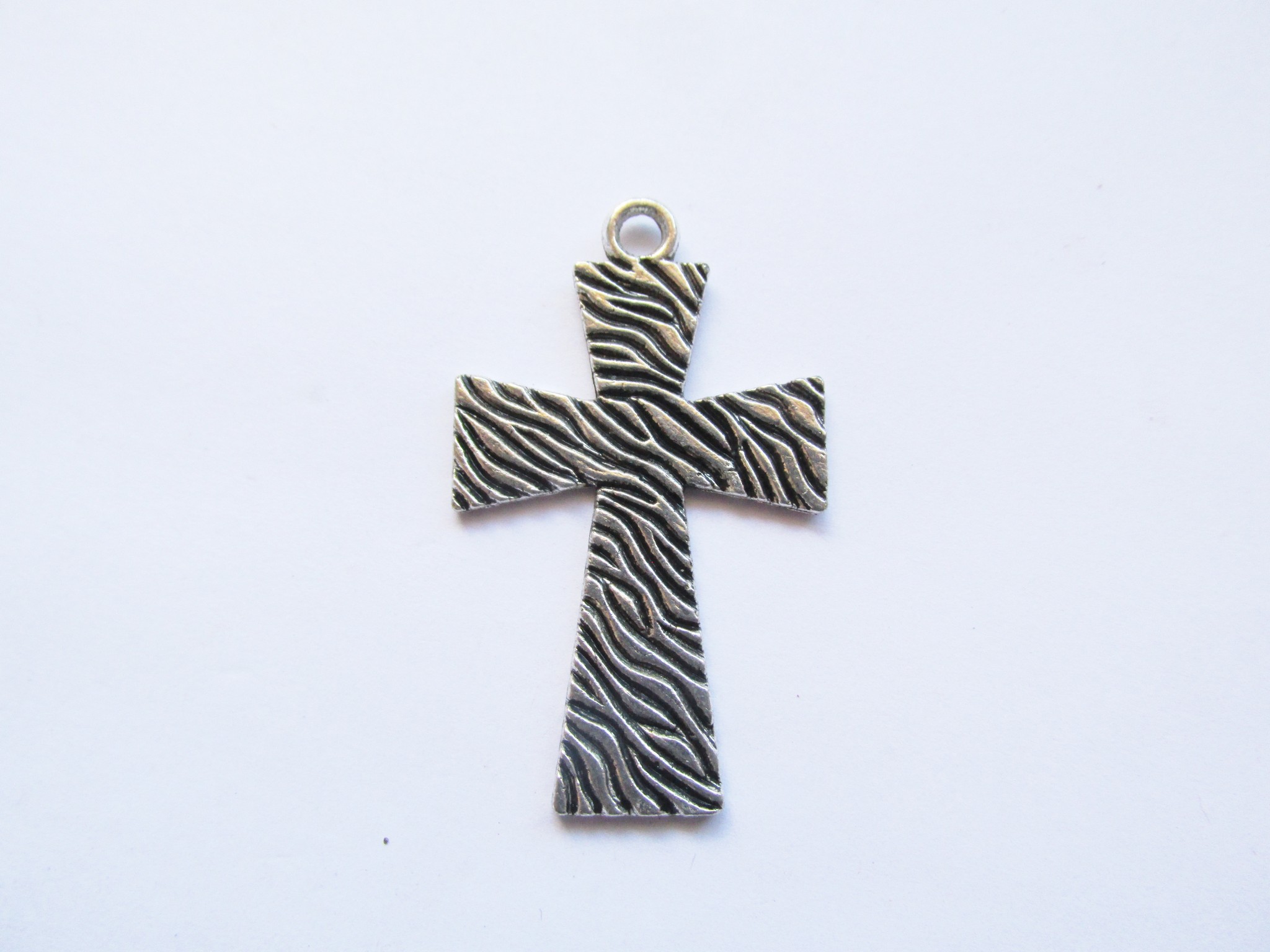 (image for) Cross antique silver small pendant or earring #MP-74B