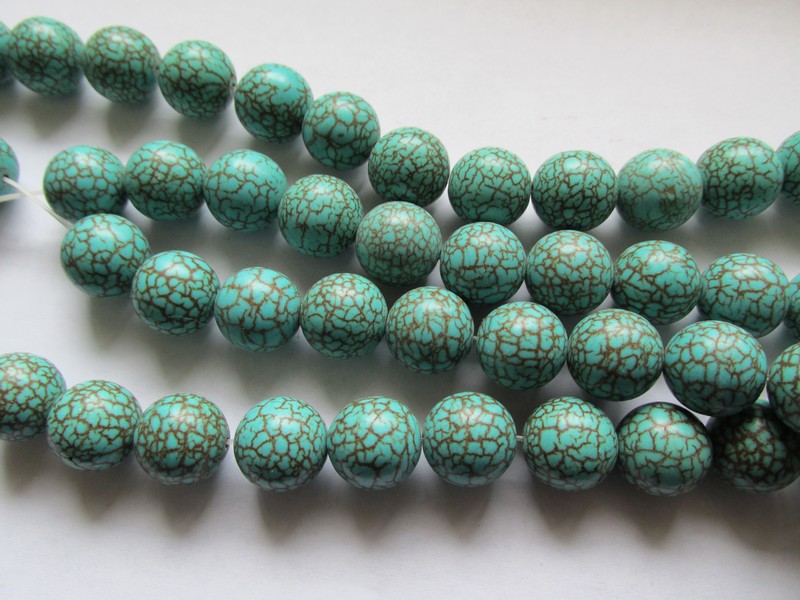 (image for) Turquoise rounds 14mm #1728