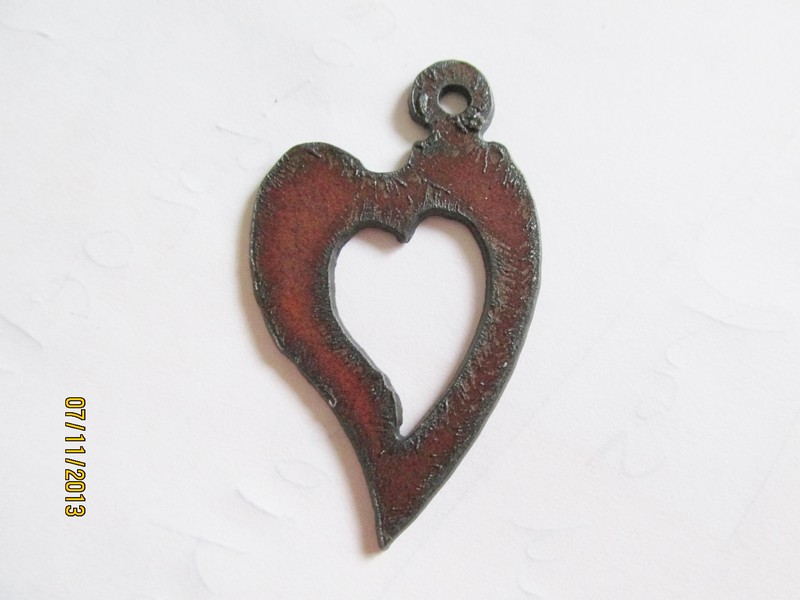 (image for) Open Skinny curvy heart #SH008BB-L