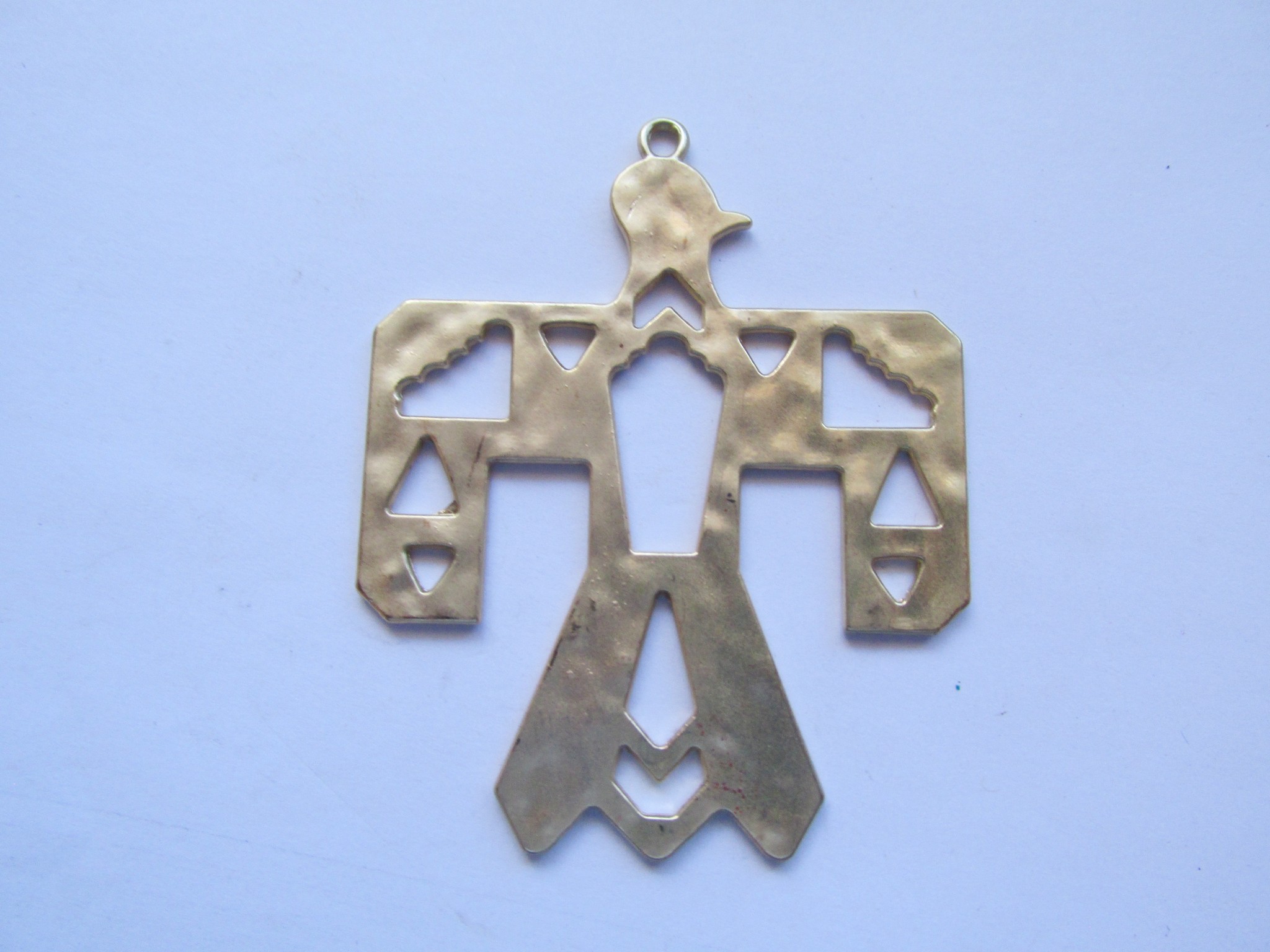 (image for) Thunderbird mat gold pendant #PP70-B