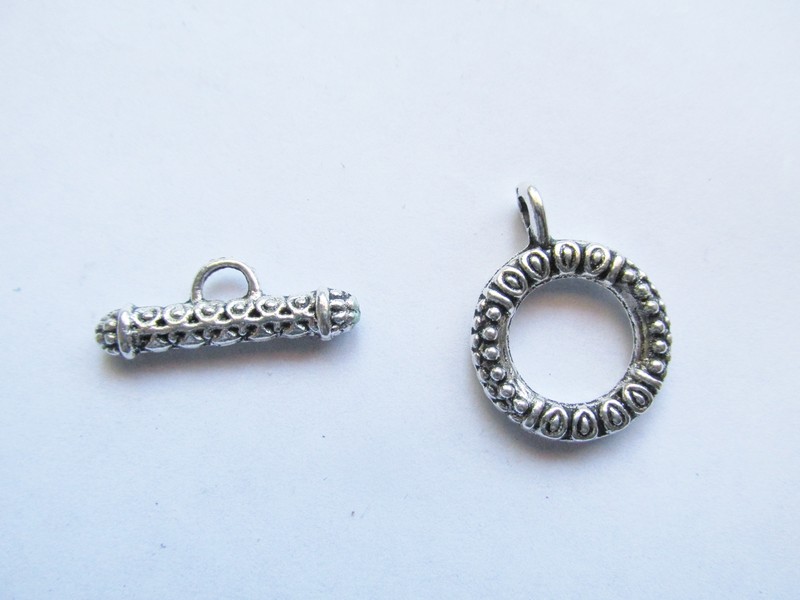 (image for) Toggles - antique silver #TOG6B