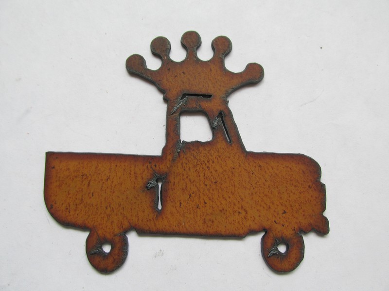 (image for) Truck with crown Magnet #RR253