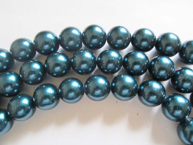 (image for) Blue Glass Pearls # TU1212-13