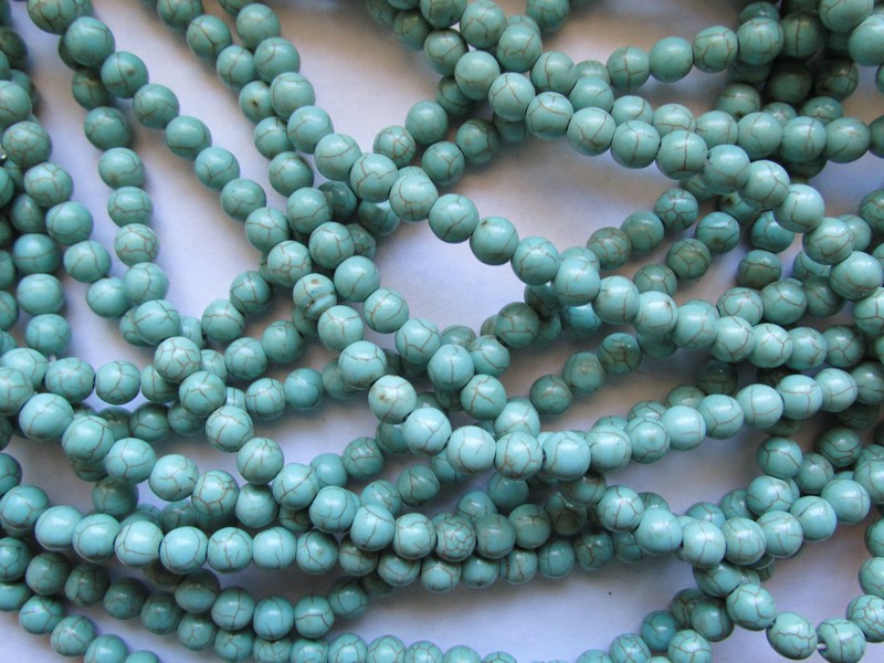 (image for) Turquoise Rounds 8mm #1786