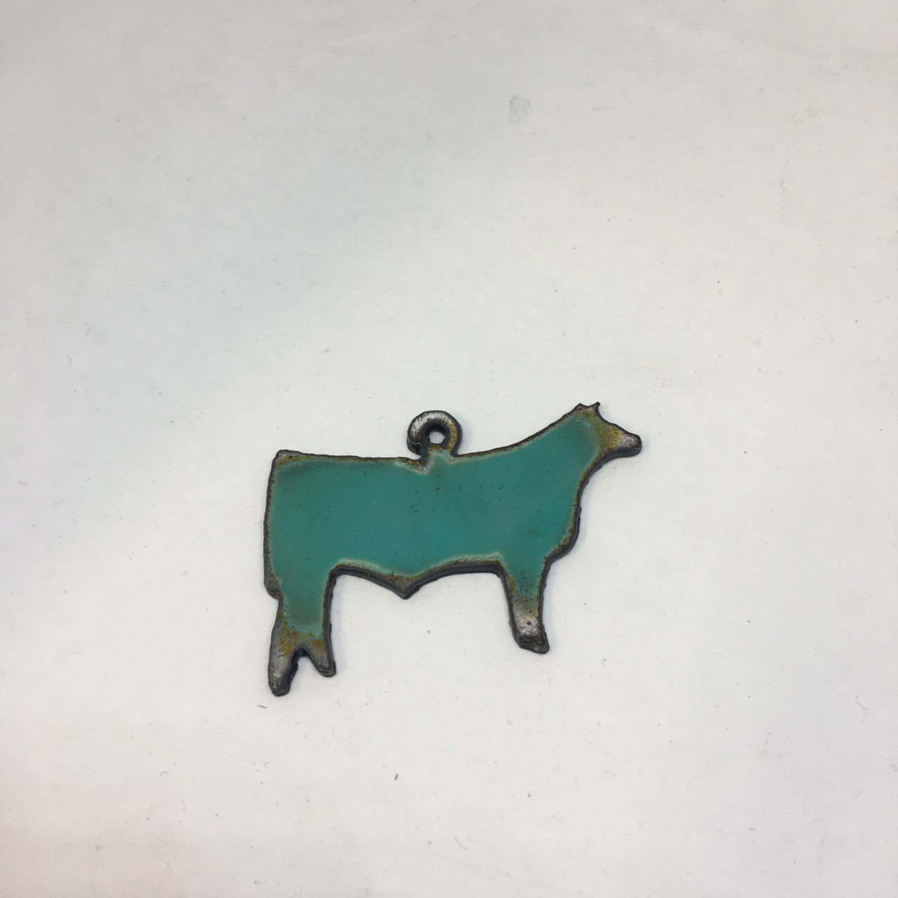(image for) Steer Turquoise rustic pendant #BY017-turq