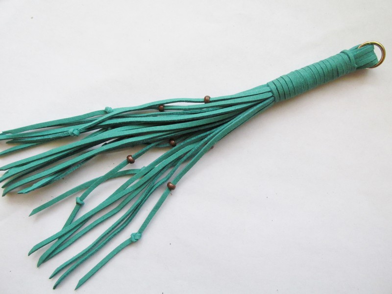 (image for) Suede Tassel Turquoise - long