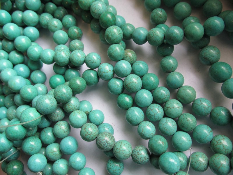 (image for) Green Turquoise rounds 12mm #1741