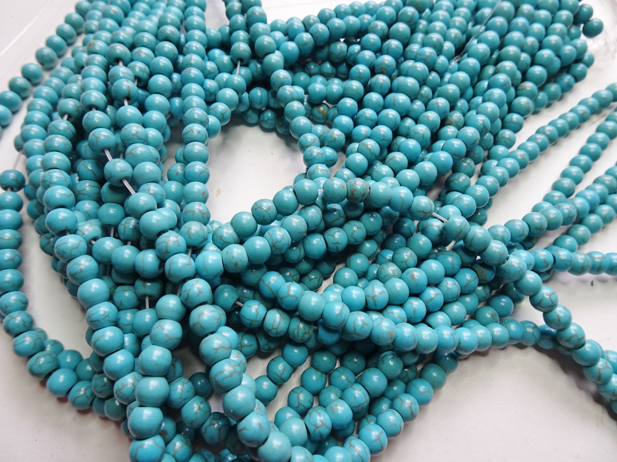 (image for) Turquoise rounds 6mm #1278GG