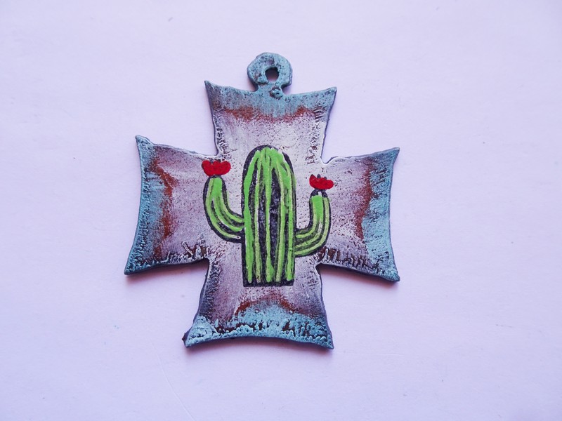 (image for) Chopper cross with cactus #RM-61