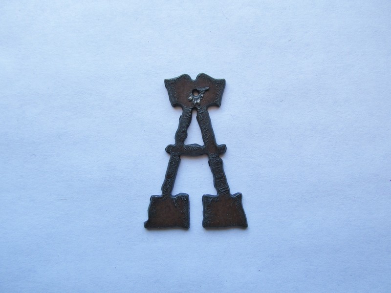 (image for) Initial Letter Western Metal "A" - Pendant #WM-A