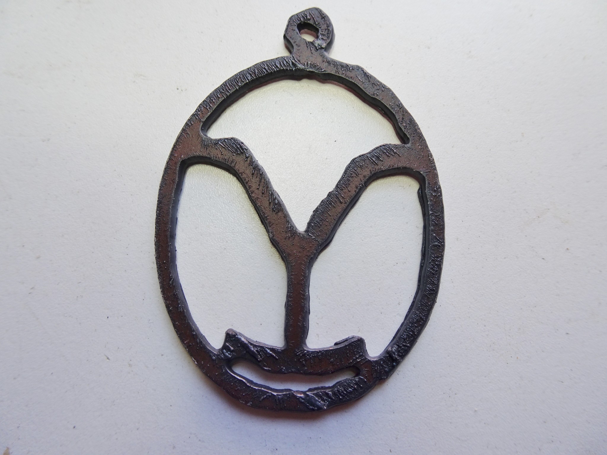 (image for) Yellowstone rustic jewelry pendant #rm212