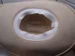 (image for) Cowboy hat Elastic sweatband - Beige S/M