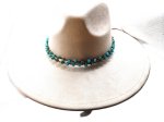 (image for) Beaded necklace convert to hatband- Crystal