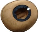 (image for) Cowboy hat Elastic sweatband - Med Brown S/M