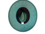 (image for) Vegan suede Wide brim hat ELASTIC BAND - Turquoise ELASTIC