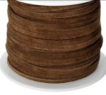 (image for) Leather Suede lacing 3mm 50 meter spool - Rustic Brown