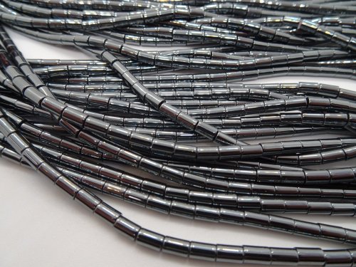 (image for) Silver hematite spacer beads #1006
