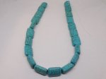 (image for) Turquoise rectangle beads 15x18mm #1086