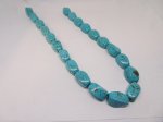 (image for) Turquoise shaped beads 11x20mm #1281